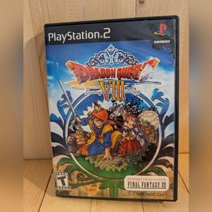Dragon Quest VIII for PlayStation 2 - Black Case Game Used